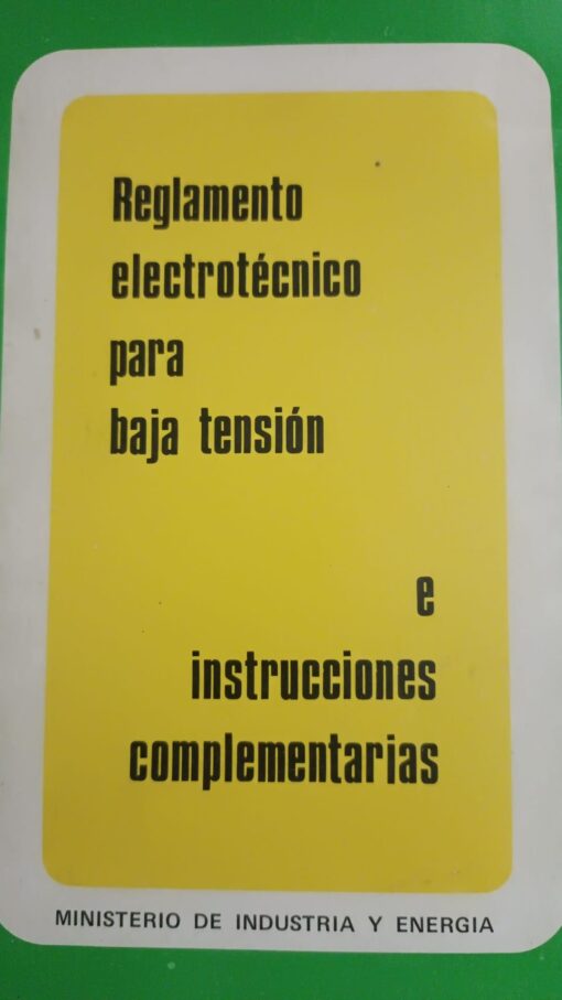 51728 510x907 - REGLAMENTO ELECTROTECNICO PARA BAJA TENSION E INSTRUCCIONES COMPLEMENTARIAS