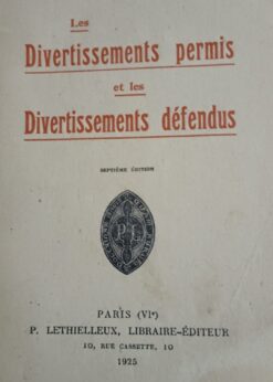 01216 247x346 - LES DIVERTISSEMENTS PERMIS ET LES DIVERTISSEMENTS DEFENDUS