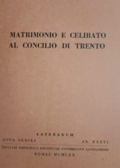 10490 247x346 - MATRIMONIO E CELIBATO AL CONCILIO DI TRENTO