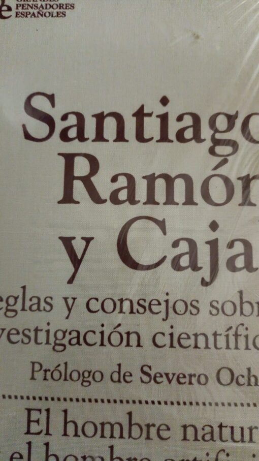 12722 510x907 - REGLAS Y CONSEJOS SOBRE INVESTIGACION CIENTIFICA EL HOMBRE NATURAL Y EL HOMBRE ARTIFICIAL SANTIAGO RAMON Y CAJAL