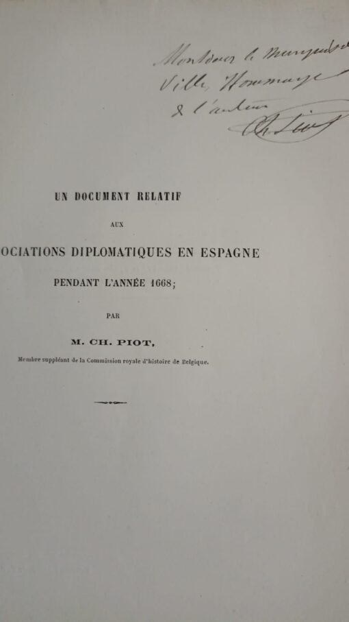 48814 510x907 - UN DOCUMENT RELATIF AUX NEGOCIATIONS DIPLOMATIQUES EN ESPAGNE PENDANT L ANNEE 1668