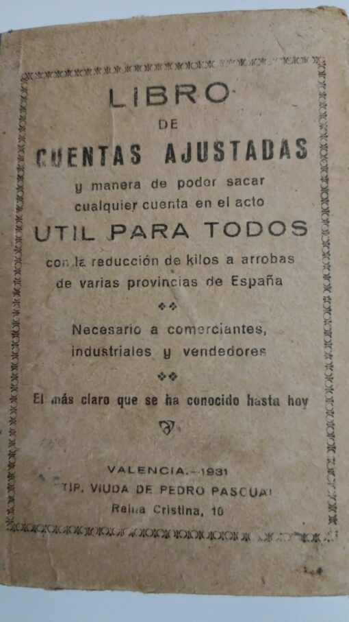 13654 510x907 - LIBRO DE CUENTAS AJUSTADAS CON REDUCCION DE KILOS A ARROBAS