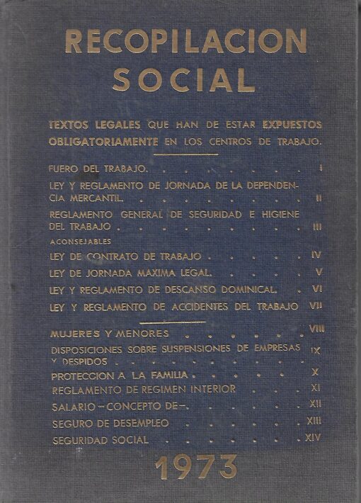 30110 510x710 - RECOPILACION SOCIAL TEXTOS LEGALES QUE HAN DE ESTAR EXPUESTOS OBLIGATORIAMENTE EN LOS CENTROS DE TRABAJO