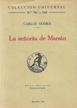 08136 247x346 - LA SEÑORITA DE MARSAN