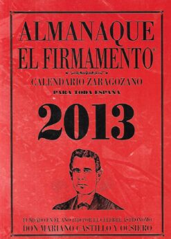 25072 247x346 - ALMANAQUE EL FIRMAMENTO CALENDARIO ZARAGOZANO 2013 PARA TODA ESPAÑA