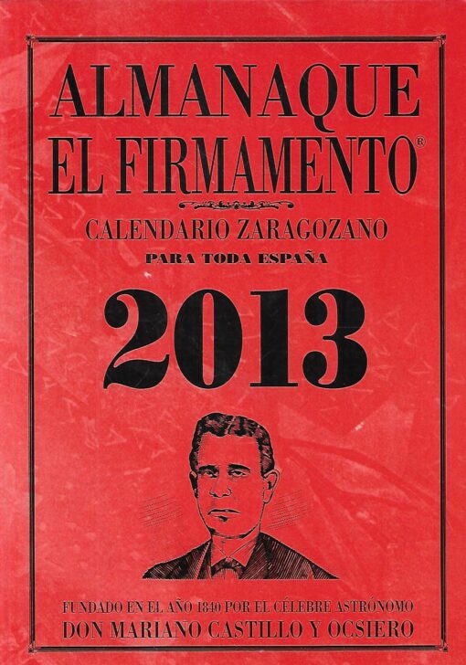 25072 510x728 - ALMANAQUE EL FIRMAMENTO CALENDARIO ZARAGOZANO 2013 PARA TODA ESPAÑA