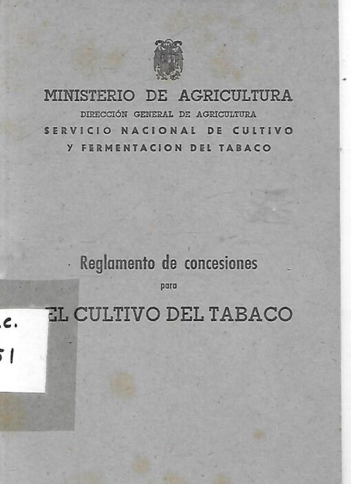 29340 510x704 - REGLAMENTO DE CONCESIONES PARA EL CULTIVO DEL TABACO