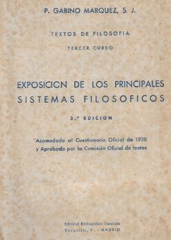 49921 247x346 - EXPOSICION DE LOS PRINCIPALES SISTEMAS FILOSOFICOS TEXTOS DE FILOSOFIA TERCER CURSO