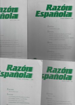 30941 247x346 - RAZON ESPAÑOLA REVISTA BIMENSUAL NUMS 7-9-10 Y 11