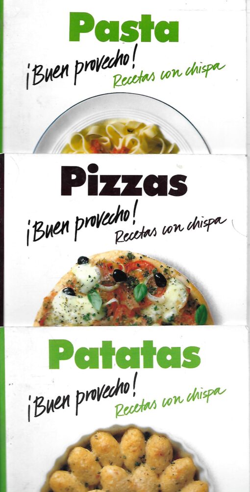 37113 510x1001 - PASTA PATATAS PIZZAS COLECCION BUEN PROVECHO NUM 1 - 5 Y 6 RECETAS CON CHISPA 3 LIBROS