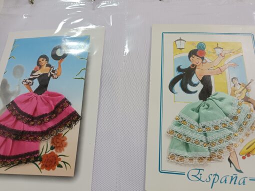 IMG 20230110 150654 510x383 - COLECCION 12 POSTALES NUEVAS BAILES SEVILLANAS CON LA BAILARINA VESTIDA