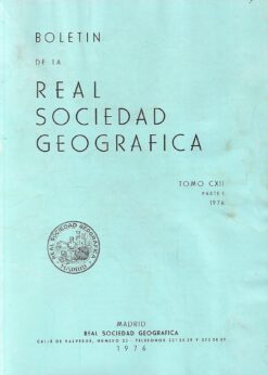 05407 247x346 - BOLETIN DE LA REAL SOCIEDAD GEOGRAFICA TOMO CXII NUMS 1 AL 12