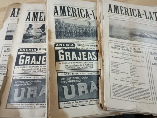 53014 510x383 - AMERICA LATINA LONDRES REVISTA PRIMERA GUERRA MUNDIAL 30 EJEMPLARES