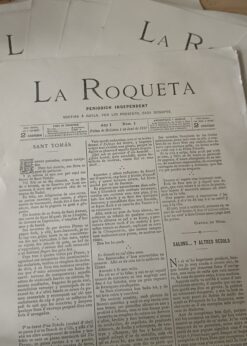 25809 247x346 - LA ROQUETA PERIODICH INDEPENDENT NUMEROS 1 AL 12 SORTIRA A ROTLO PER LOS PRESENTS CADA DISSAPTE