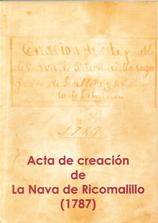 47798 510x720 - ACTA DE CREACION DE LA NAVA DE RICOMALILLO ( 1787 )