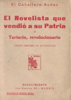 31445 247x346 - EL NOVELISTA QUE VENDIO A SU PATRIA O TARTARIN REVOLUCIONARIO