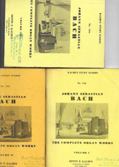 48320 247x346 - THE COMPLETE ORGAN WORKS VOLS 1 -2 Y 3