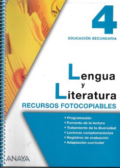 42813 247x346 - LENGUA Y LITERATURA 4 EDUCACION SECUNDARIA RECURSOS FOTOCOPIABLES