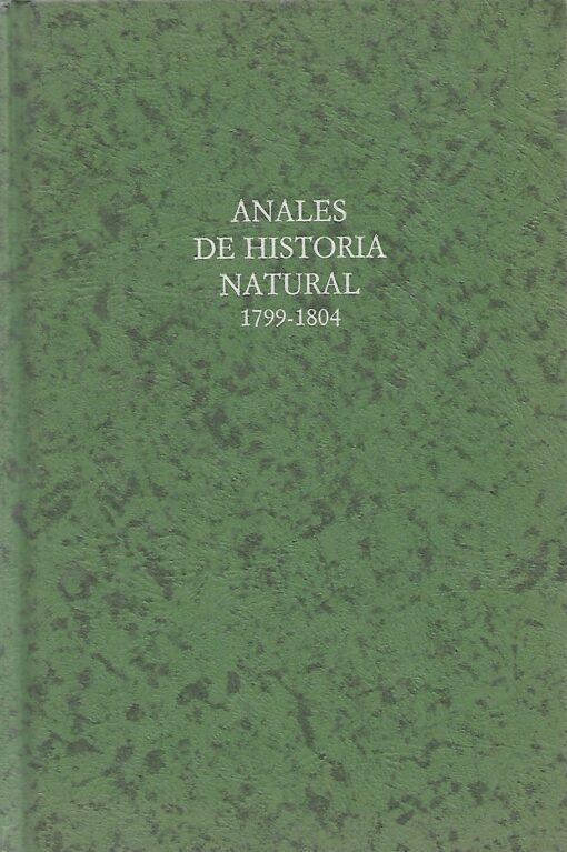 47962 510x767 - ANALES DE HISTORIA NATURAL 1799-1804 TOMO SEGUNDO NUMS 4 - 12