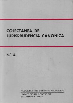 48032 247x346 - COLECTANEA DE JURISPRUDENCIA CANONICA Nº 4