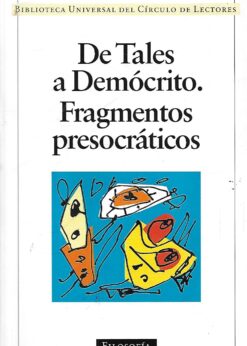 49146 247x346 - DE TALES A DEMOCRITO FRAGMENTOS PRESOCRATICOS