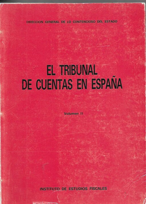 48952 510x713 - EL TRIBUNAL DE CUENTAS EN ESPAÑA DOS VOLUMENES