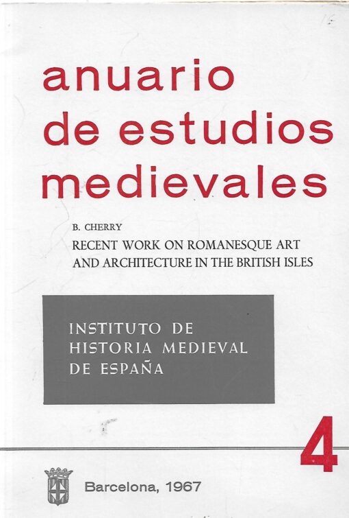 48996 510x755 - INSTITUTO DE HISTORIA MEDIEVAL DE ESPAÑA ANUARIO DE ESTUDIOS MEDIEVALES 4 RECENT WORK ON ROMANESQUE ART AND ARCHITECTURE IN THE BRITISH ISLES