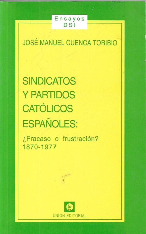 49805 510x816 - SINDICATOS Y PARTIDOS CATOLICOS ESPAÑOLES 1870-1977