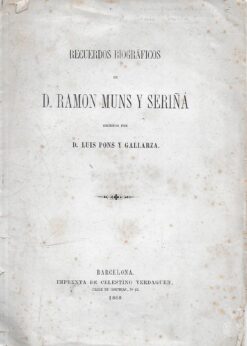 49821 247x346 - RECUERDOS BIOGRAFICOS DE D RAMON MUNS Y SERIÑA