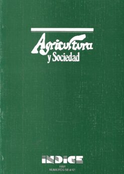 22888 247x346 - AGRICULTURA Y SOCIEDAD INDICE 1991 NUMEROS 58 AL 61