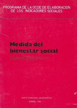 49366 247x346 - MEDIDA DEL BIENESTAR SOCIAL PROGRESOS REALIZADOS EN LA ELABORACION DE LOS INDICADORES SOCIALES ( PROGRAMA DE LA OCDE DE ELABORACION DE LOS INDICADORES SOCIALES )