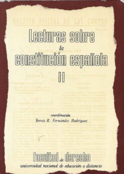 49496 247x346 - LECTURAS SOBRE LA CONSTITUCION ESPAÑOLA II