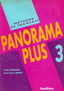 80331 247x346 - PANORAMA PLUS 3 METHODE DE FRANÇAIS ISBN 9788429451658